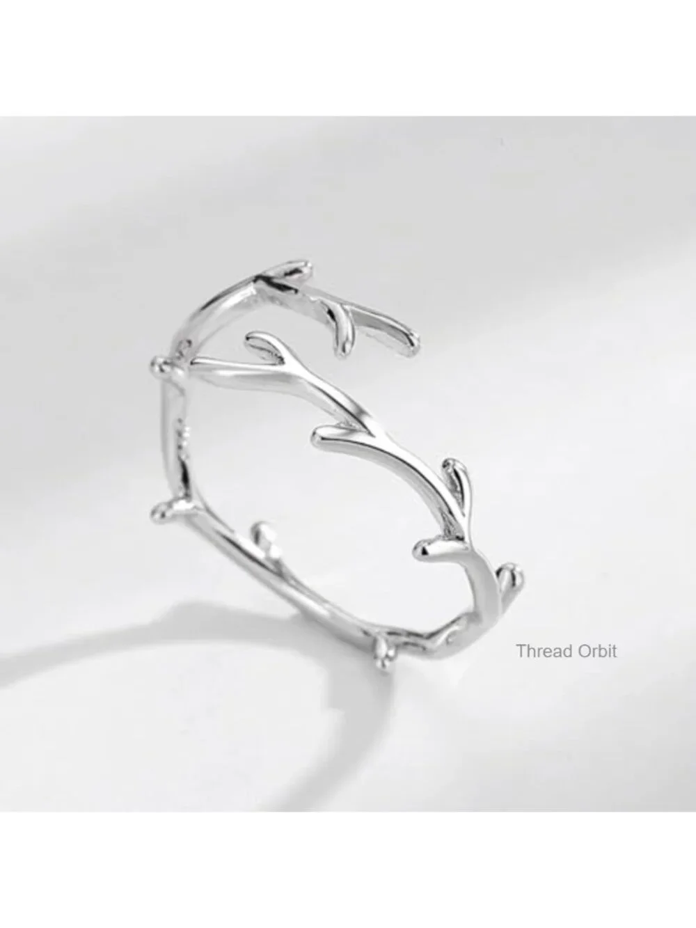 925 Sterling Silver Minimalist Adjustable Rings Band Handmade Women